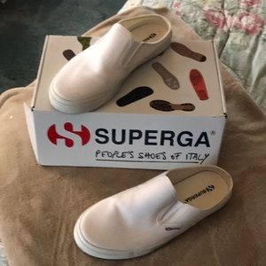 Canvas mule sneakers